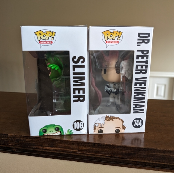 Funko Pop Ghostbusters Slimer Venkman Exclusive - Picture 3 of 13